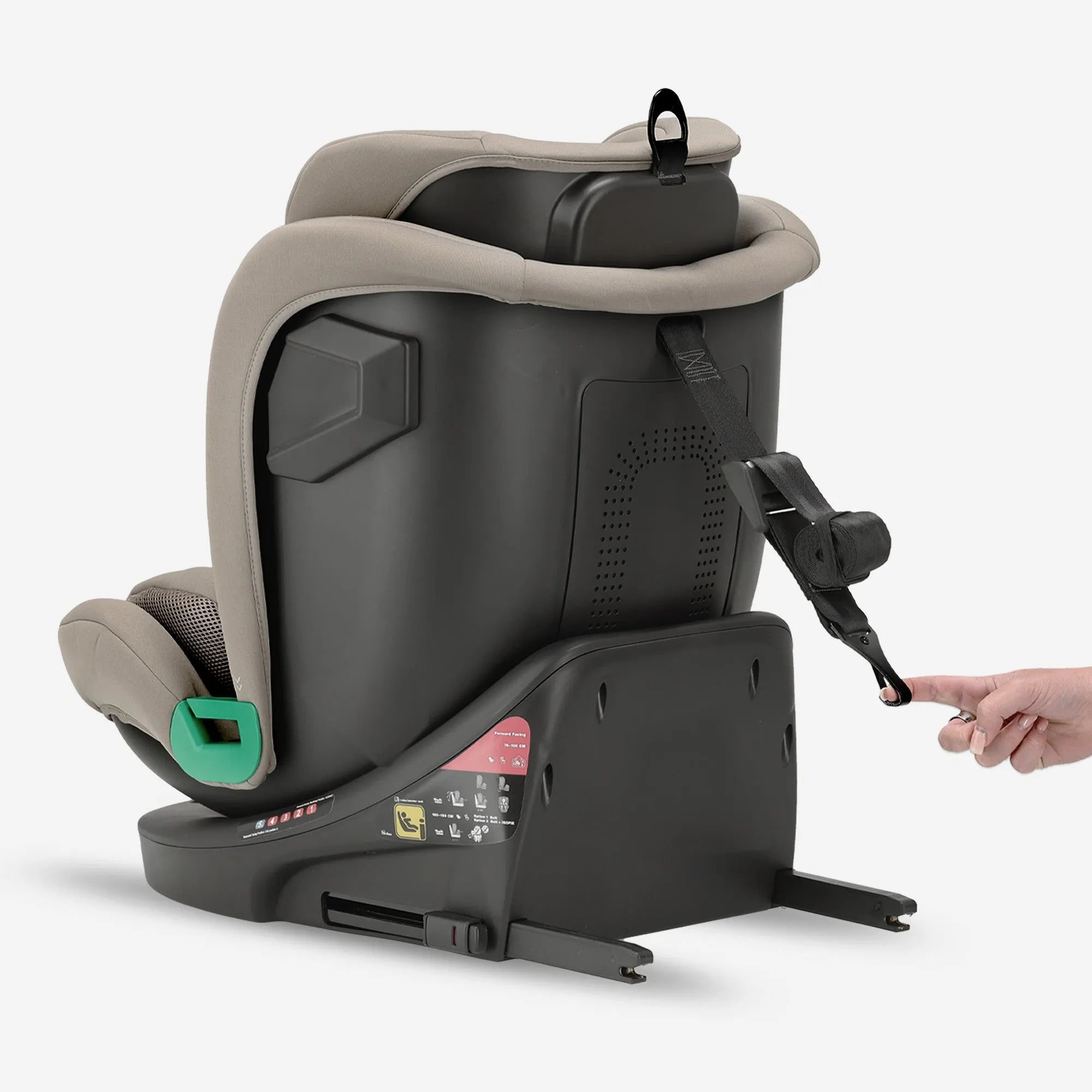Colin Luxe i-Size/isofix 360° Autostoel 40-150 cm - 0-36 kg - Truffle Nougat