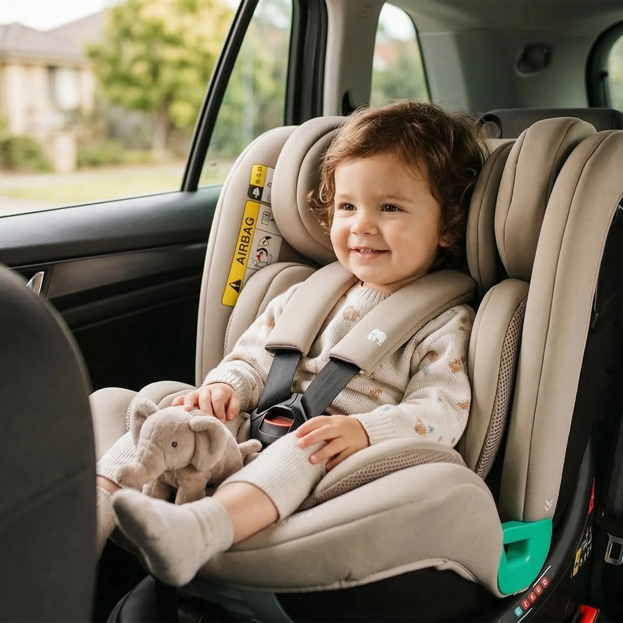 Colin Luxe i-Size/isofix 360° Autostoel 40-150 cm - 0-36 kg - Truffle Nougat