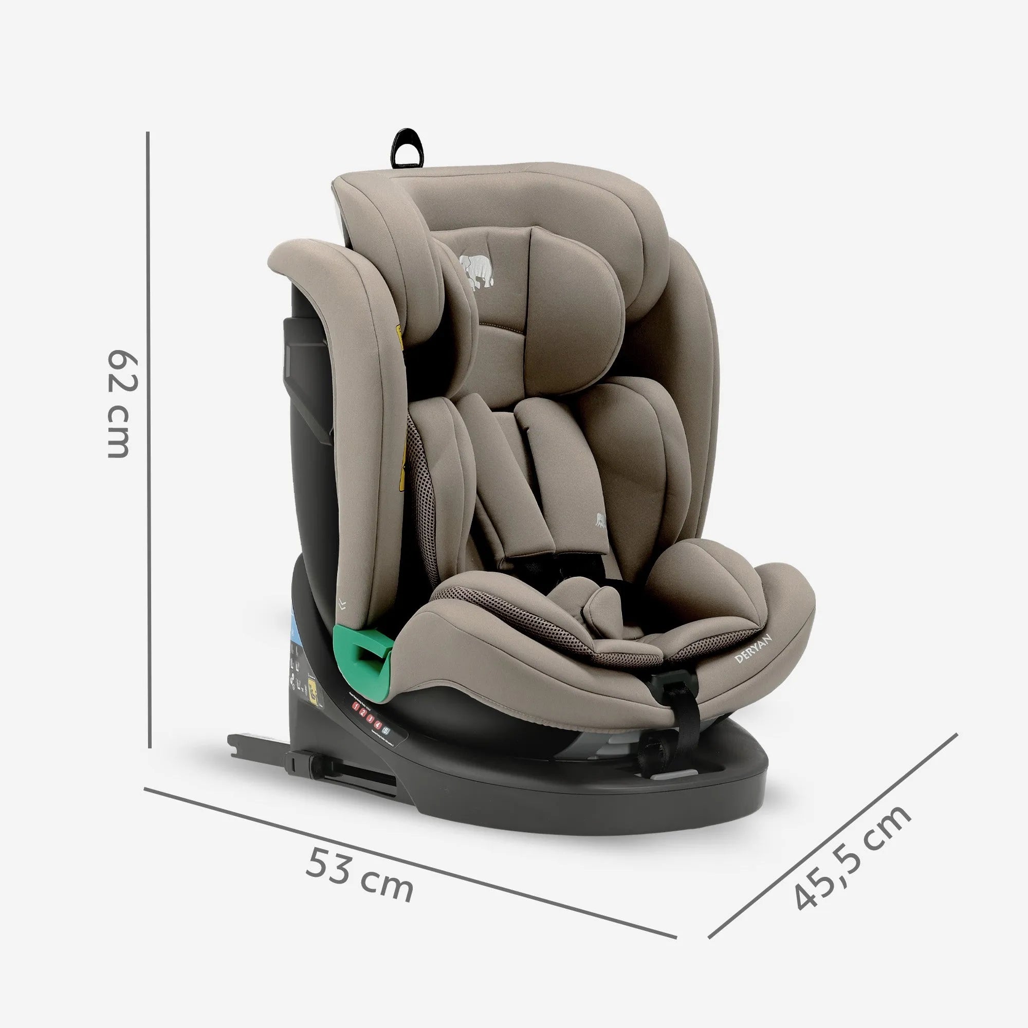 Colin Luxe i-Size/isofix 360° Autostoel 40-150 cm - 0-36 kg - Truffle Nougat