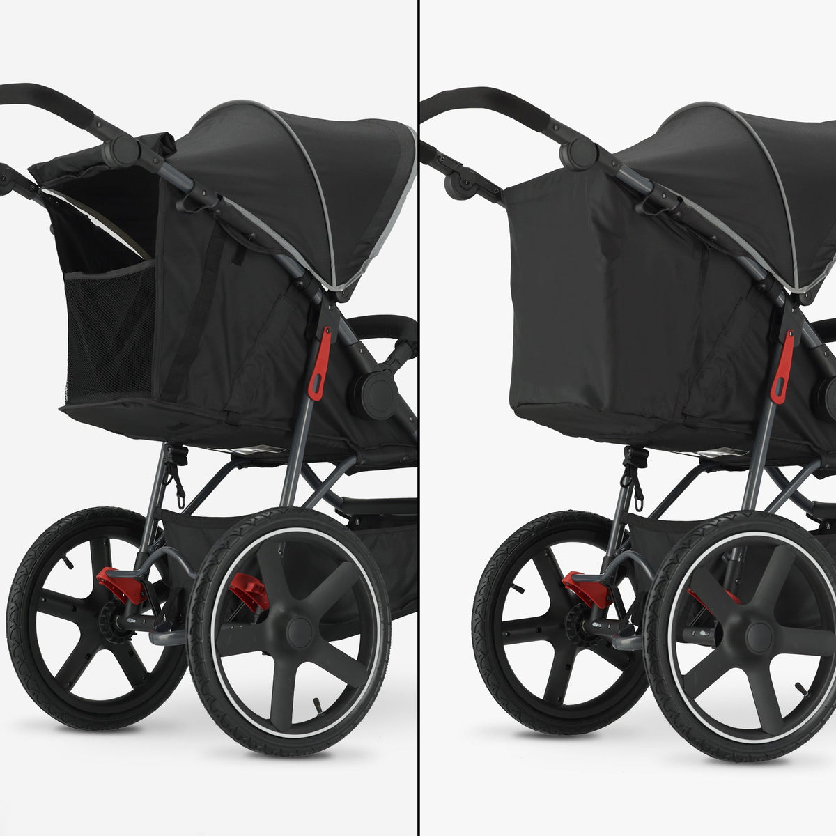 Mooiys Cruze Jogger Hardloop kinderwagen - Zwart