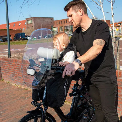 Bike-A-Way Fietsstoeltje regen poncho & windbreaker - Bobike & Yepp