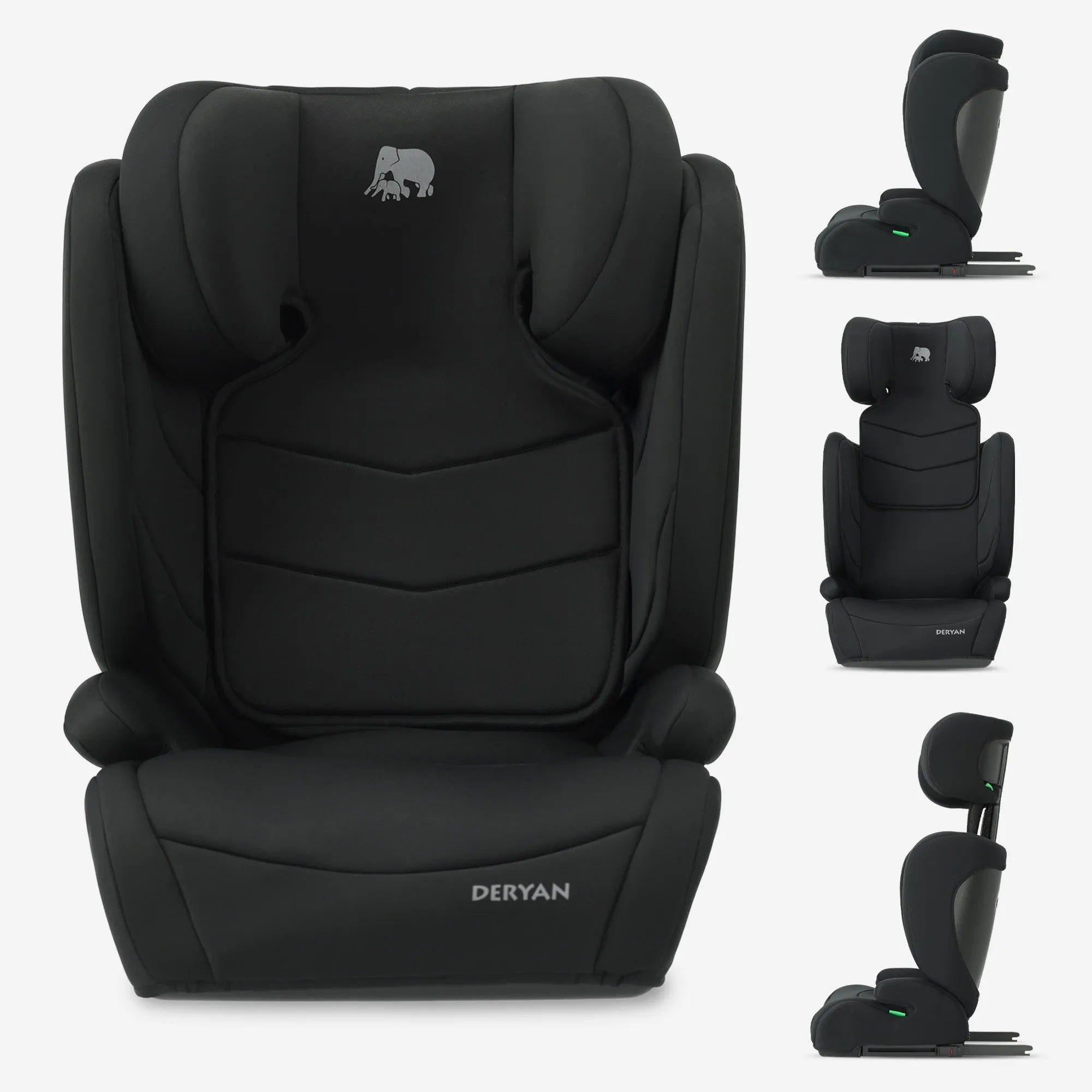 Charlie Luxe i-Size autostoel met verstelbare hoofdsteun ISOFIX-ankers geschikt voor 100-150 cm kinderen