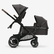 EVY V2 Grijs kinderwagen met compact opvouwbaar frame lichtgewicht ontwerp