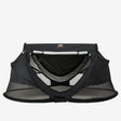 Peuter Luxe Black reisbed met Pop-Up frame muggennet <1 mm en zelfopblaasbaar matras in draagtas