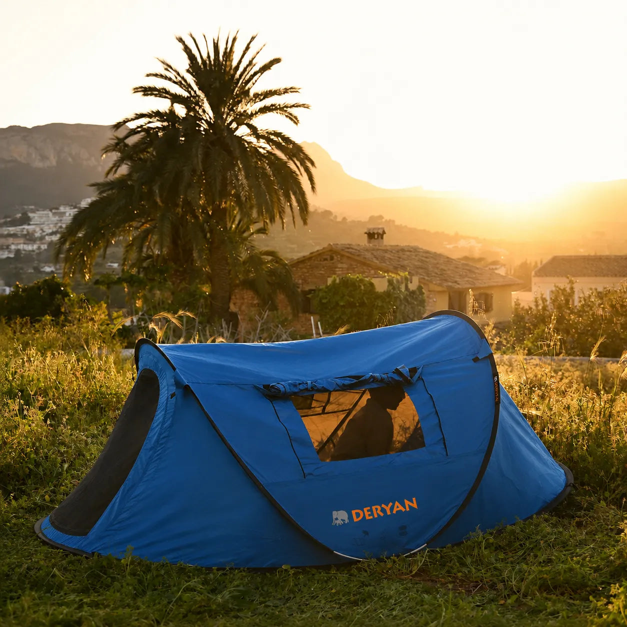 Pop Up Tent Dome - 2000MM waterkolom - Navy