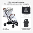 EASY Buggy Accessoires bundel met waterdichte regenhoes opvouwbare transporttas en universeel inlegkussen