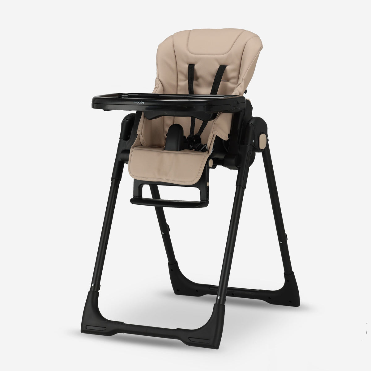 Mooiys Ella 2-in-1 Kinderstoel - Voor Pasgeborenen en Oudere Baby’s - Verstelbare Zitting en Voetensteun, Ligpositie