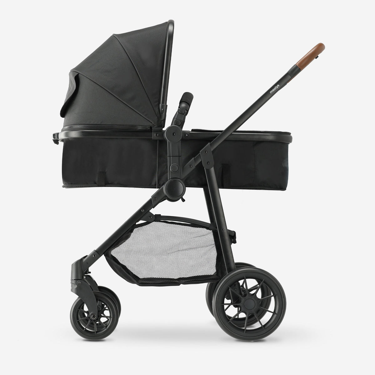 Mooiys Kai Kinderwagen - 3-in-1 reissysteem kinderwagen - Zwart