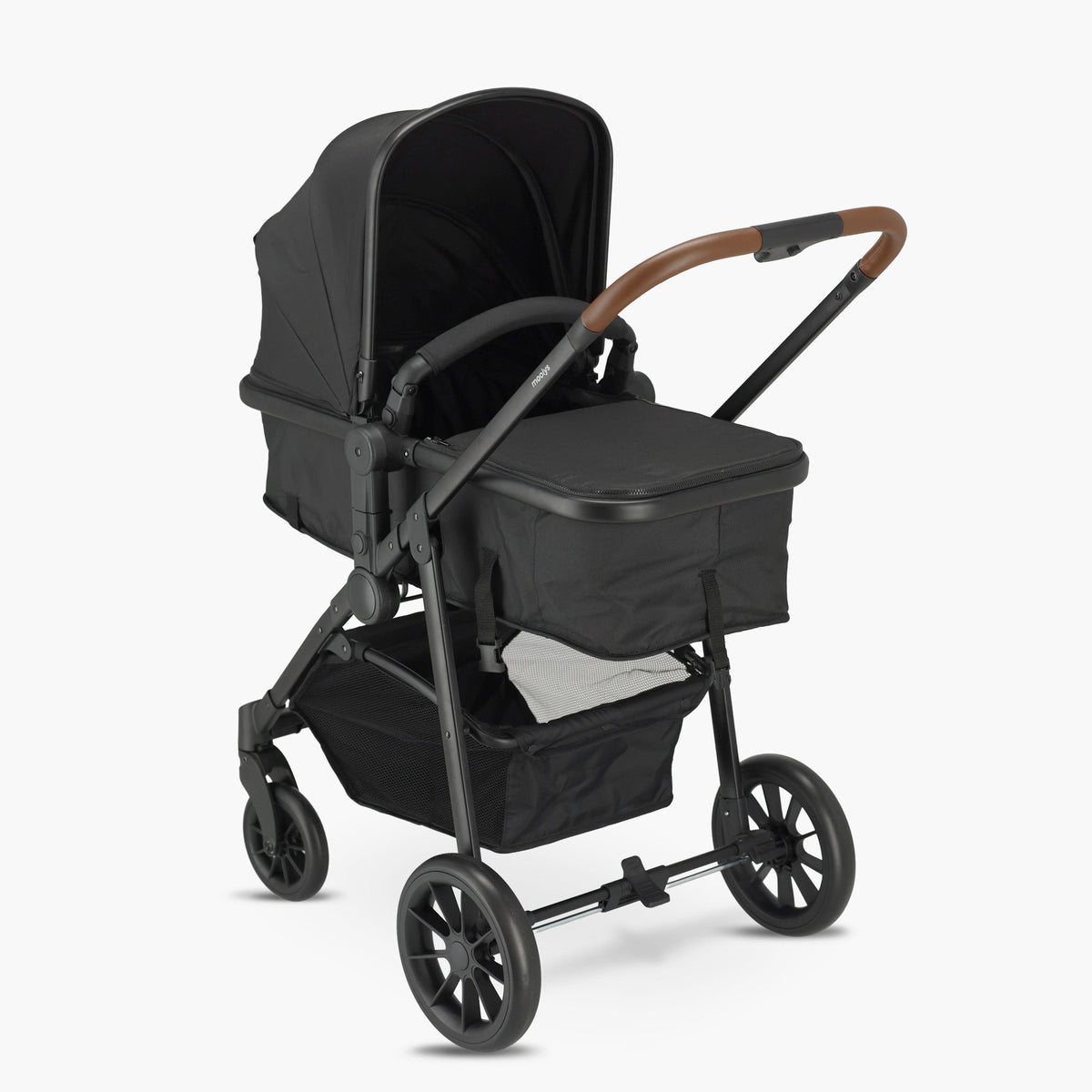 Mooiys Kai Kinderwagen - 3-in-1 reissysteem kinderwagen - Zwart
