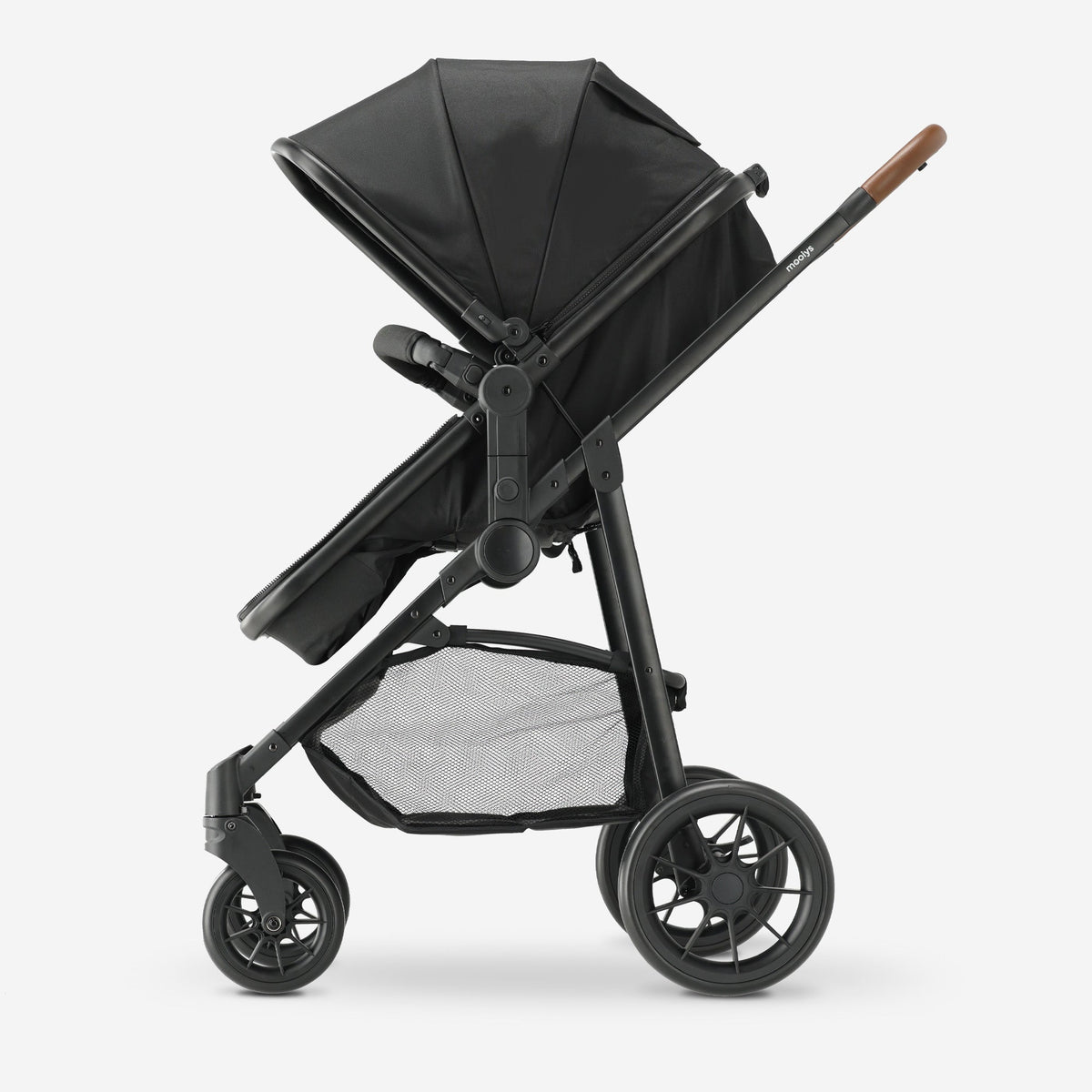 Mooiys Kai Kinderwagen - 3-in-1 reissysteem kinderwagen - Zwart