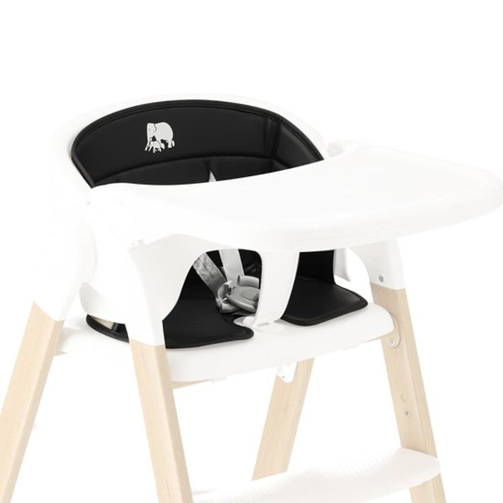 Inlegkussen Kinderstoel Zwart compact kussen voor extra zitcomfort op kinderstoelen