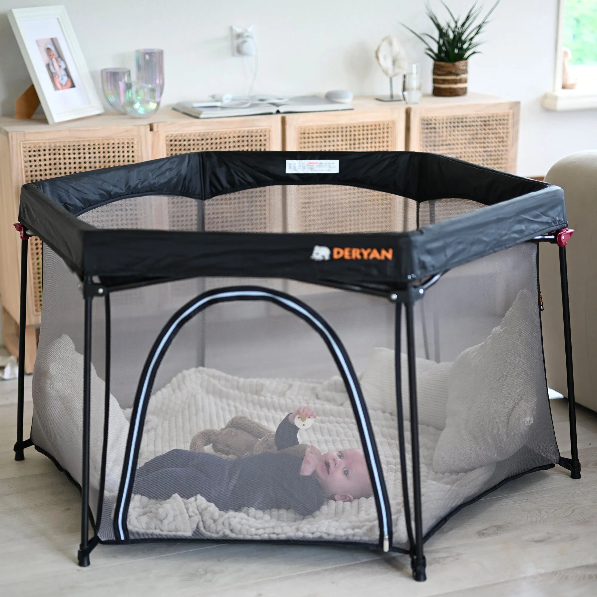 Grondbox - Kinderbox - Kruipbox voor Baby - Zwart