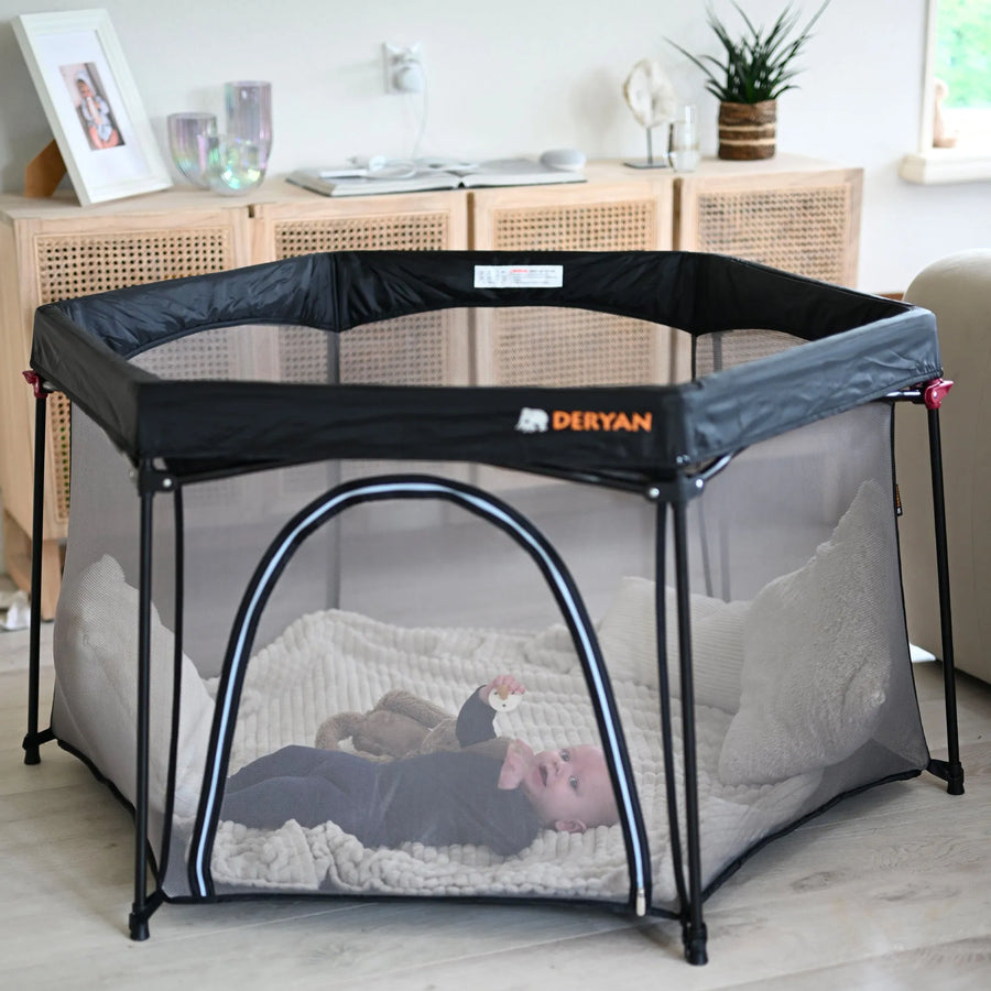Grondbox - Kinderbox - Kruipbox voor Baby - Zwart